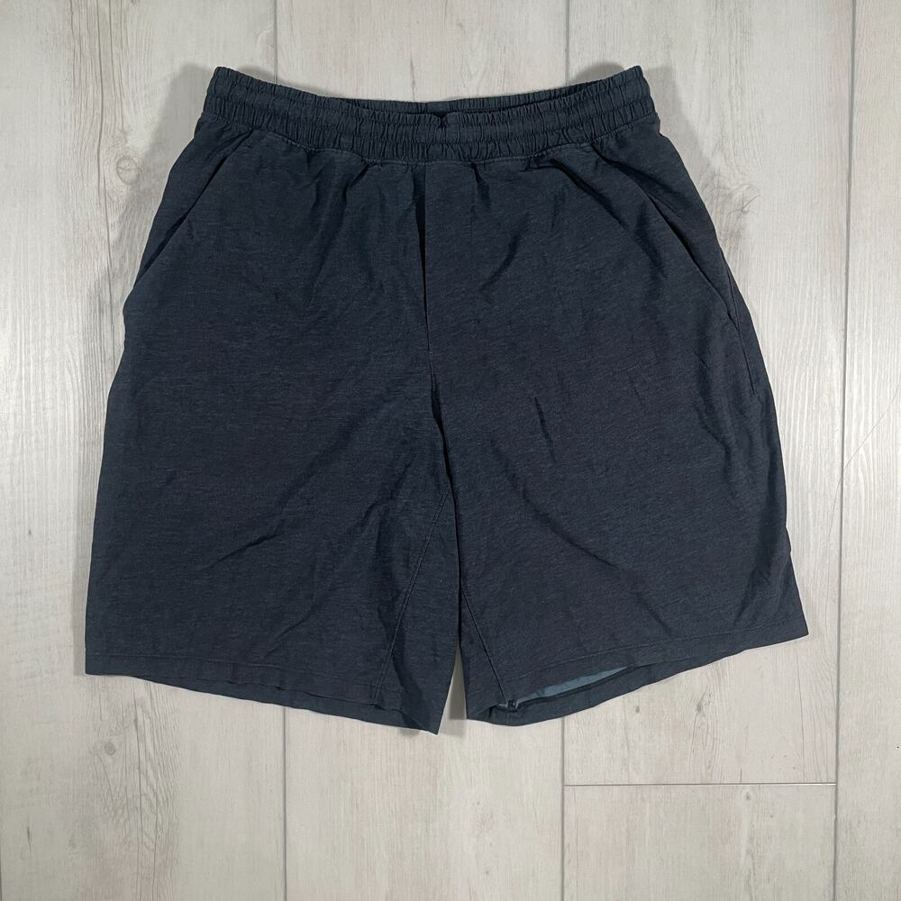 Lululemon Pace Breaker Lined Shorts 9" Mens Medium Heathered Gray Workout Gym